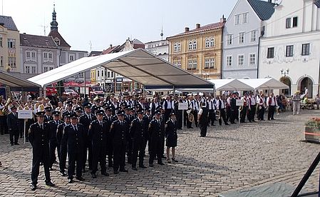 Celostátní hasičský festival dechových hudeb Pelhřimov 2017