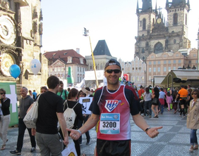 Náš kolega - Jan Kaštovský na Volkswagen Prague Marathonu 2016