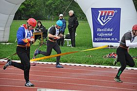 Soutěž jednotlivců v běhu na 100 m s překážkami "O pohár HVP"