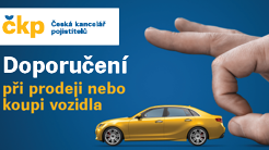Doporučení ČKP při prodeji nebo koupi vozidla Doporučení ČKP při prodeji nebo koupi vozidla